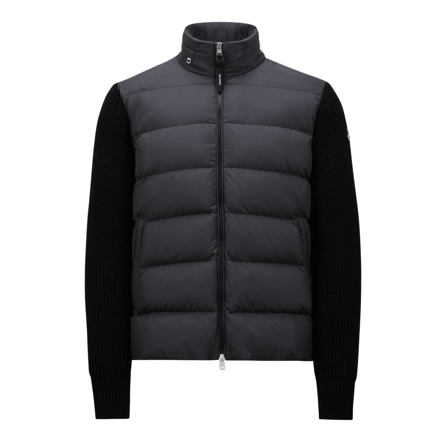 Moncler Padded Wool Zip-Up Hoodie