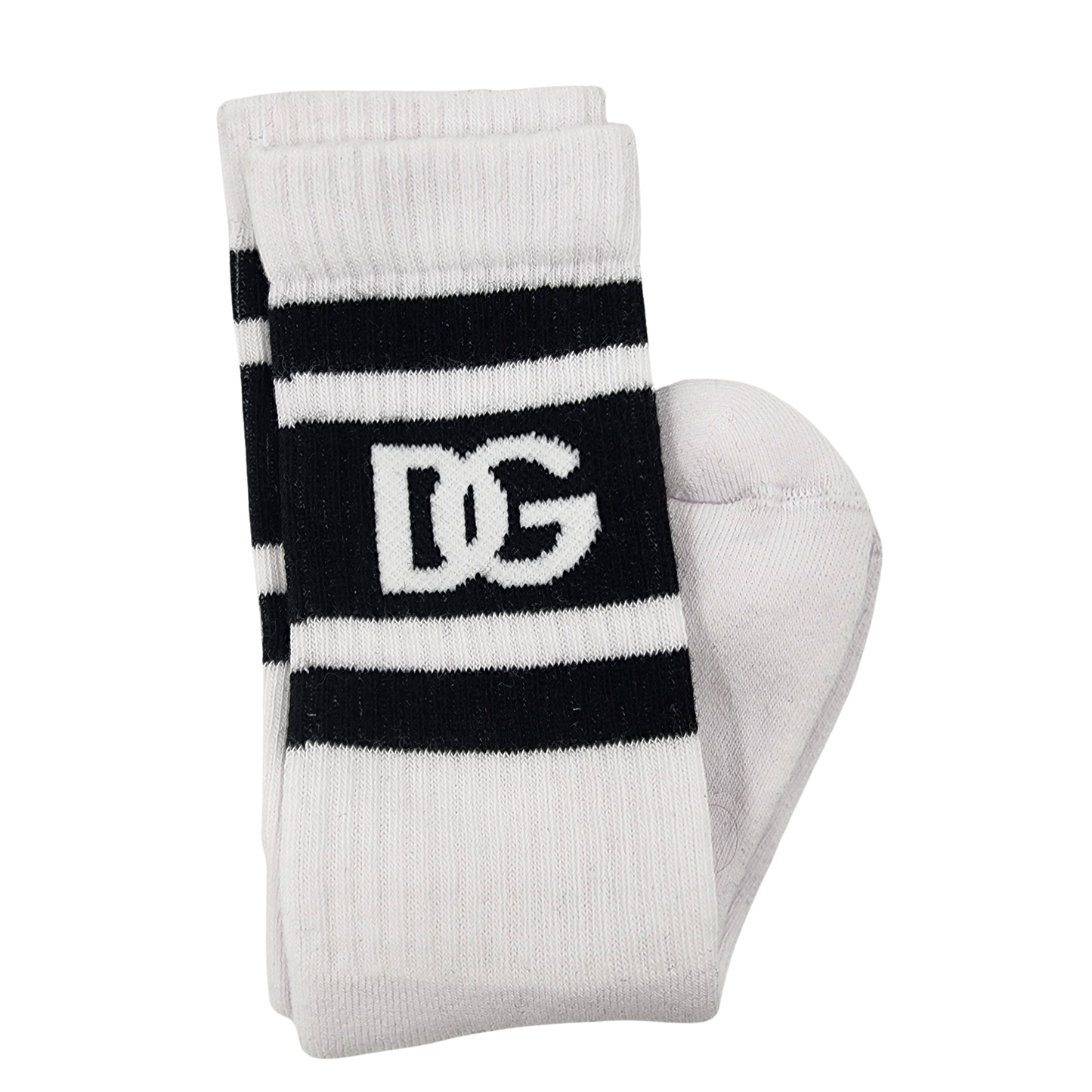 Dolce Gabbana White Socks - One Size