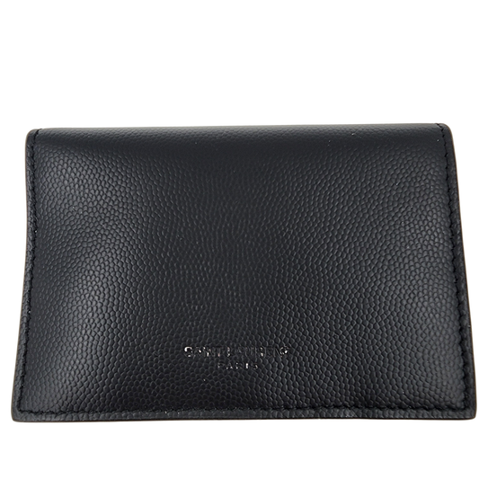 Saint Laurent Leather Wallet Card Holder