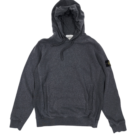 Stone Island Compass Grey Unisex Hoodie - Size L