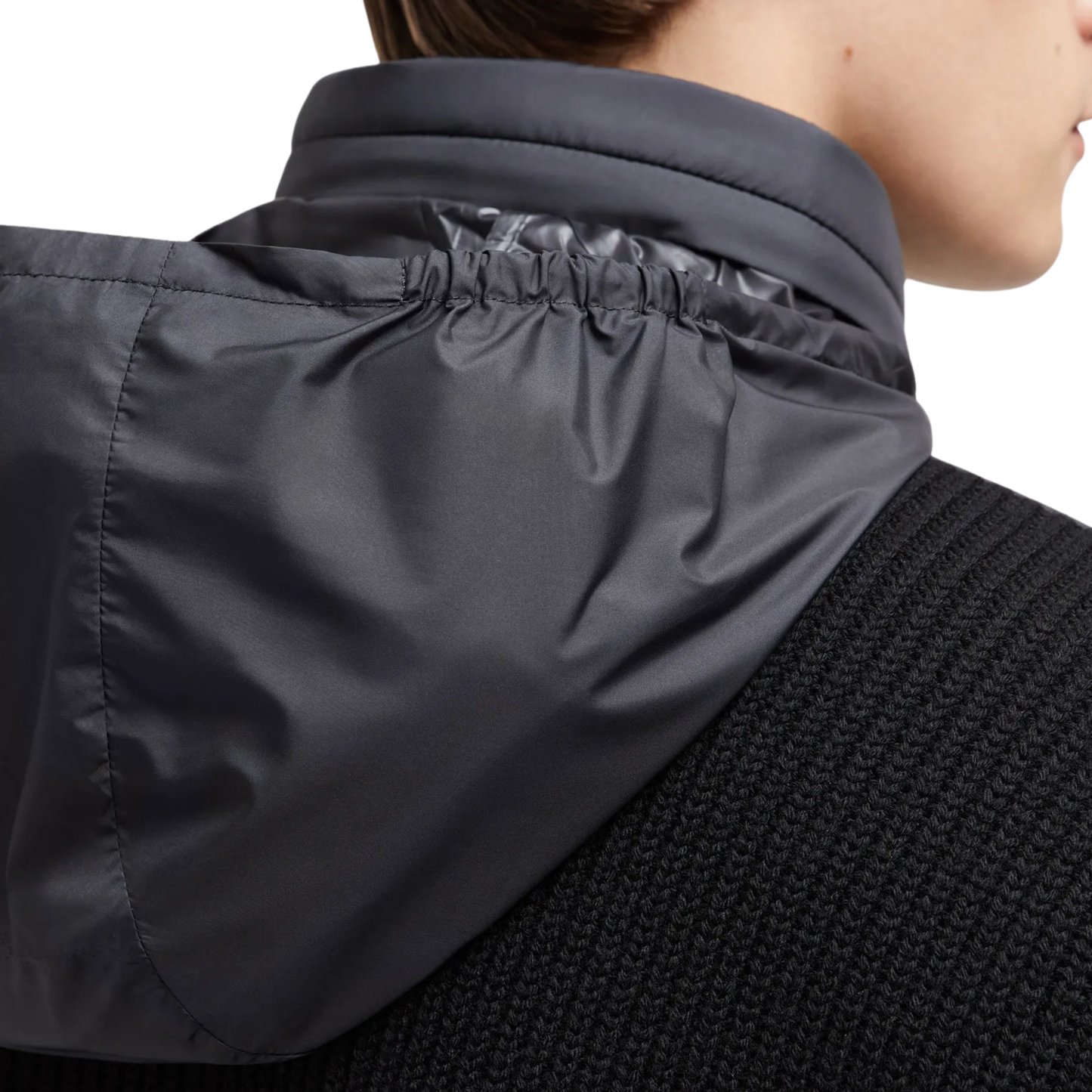 Moncler Padded Wool Zip-Up Hoodie