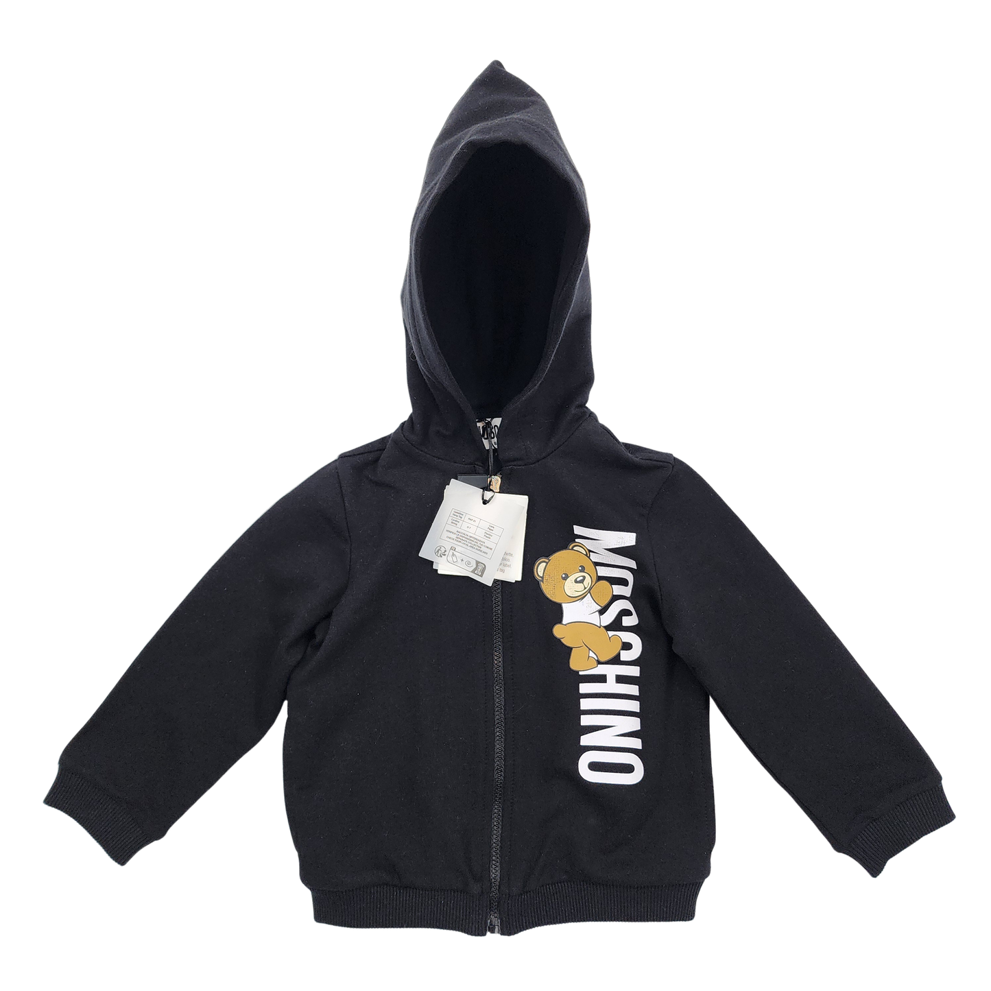 Moschino Black Zip-Up Kids Hoodie - 12-18 Months