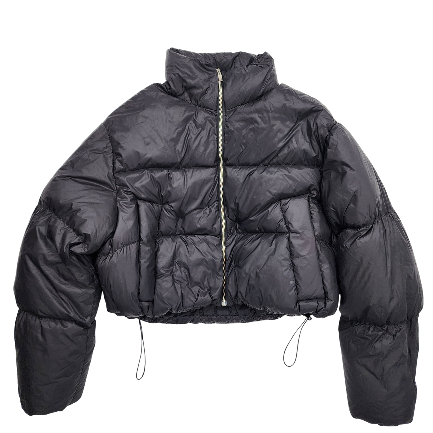 THERE WAS ONE  Black Puffer Jacket - Size XS