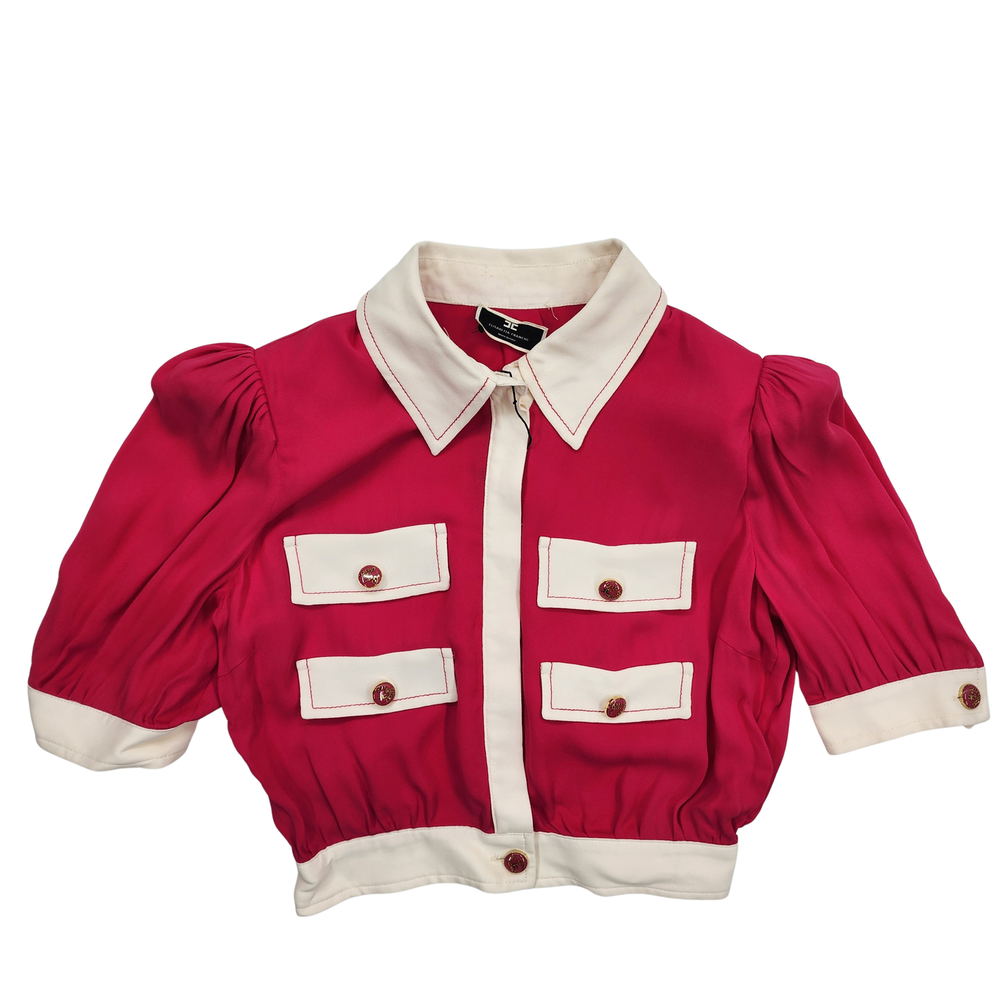 Elisabetta Franchi Red Womens Top - Size 40