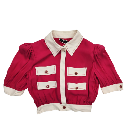 Elisabetta Franchi Red Womens Top - Size 40