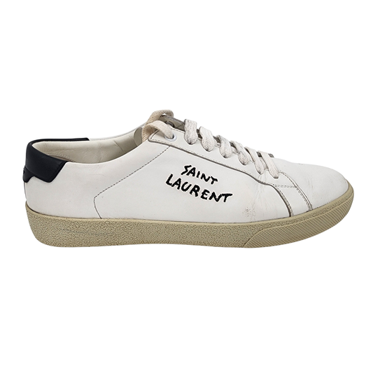 Saint Laurent White Trainers - EU 39