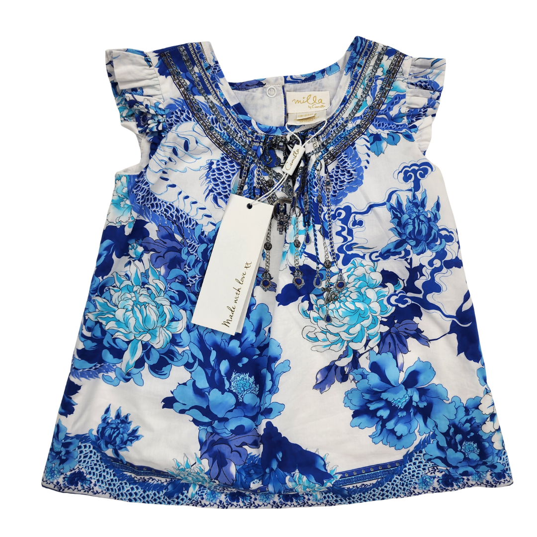 Camilla Blue Kids Top - 18-24 Months