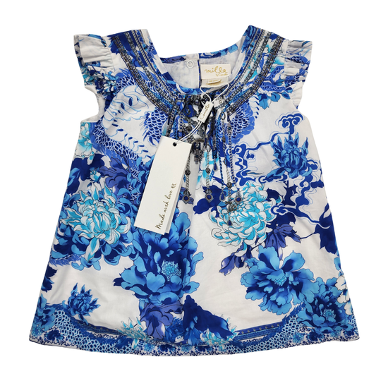 Camilla Blue Kids Top - 18-24 Months