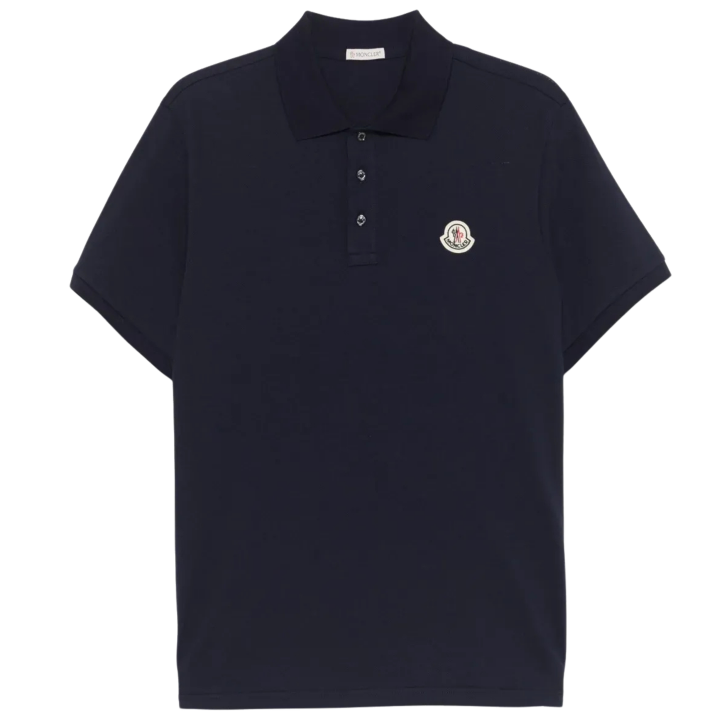 Moncler Unisex Black Polo T-Shirt