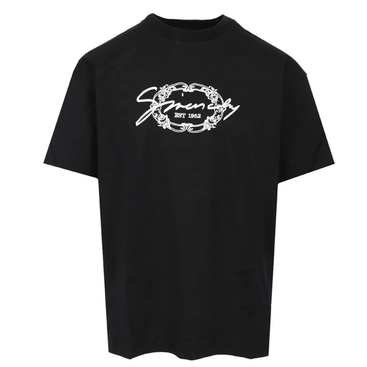 Givenchy Logo-embroidered Cotton T-shirt Black