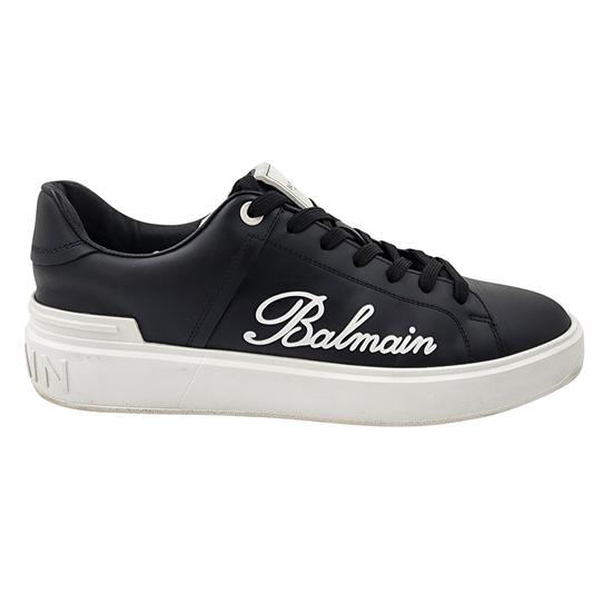 Balmain Black B-Court Sneakers - Size UK 10